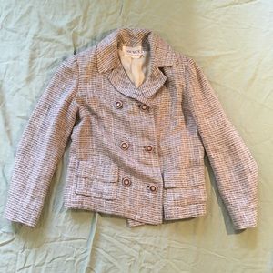 Vintage - M women’s unique double breasted blazer